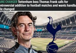 弗兰克建议足球比赛调整暂停规则和手球规则
