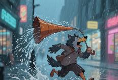 搞笑瞬(shùn)间：雨中被淋(lín)成(chéng)落汤鸡