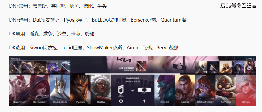 LCK第三(sān)阶段：DK横扫DNF，提前六(liù)场锁定LCK入围赛阶段名(míng)額(é)