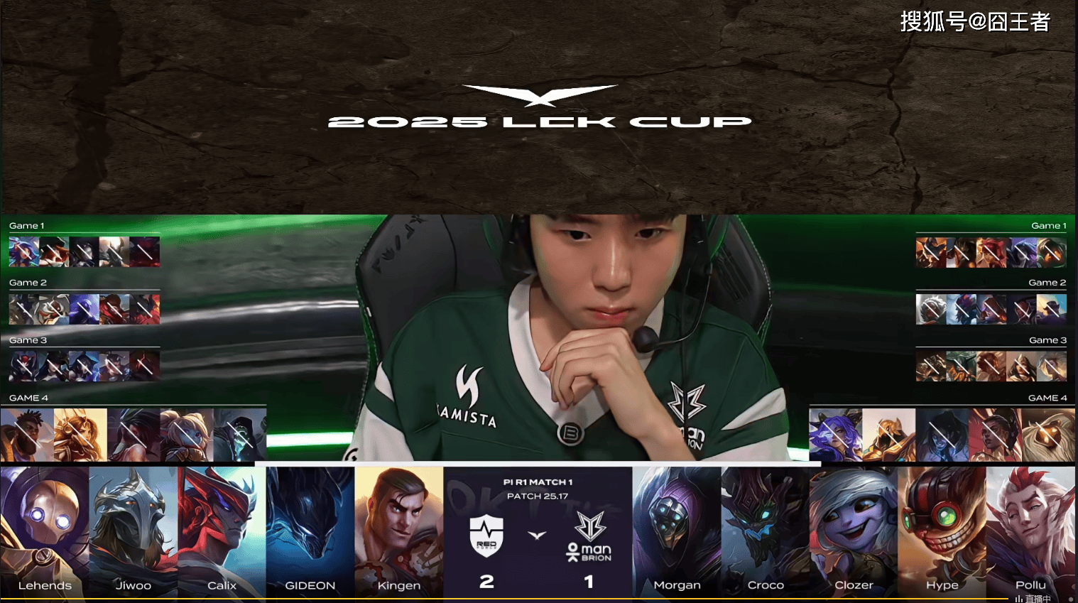 LCK入围赛：拒绝讓(ràng)二追三，NS五局擊(jī)败BRO