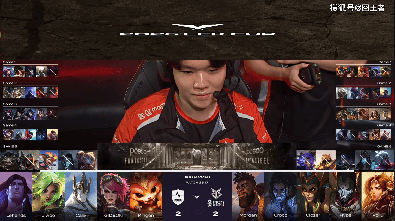 LCK入围赛：拒绝讓(ràng)二追三，NS五局擊(jī)败BRO